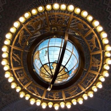 The stunning rotunda at Los Angeles Central Library.