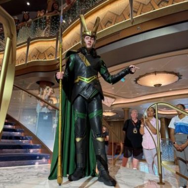 On board Disney Destiny cruise.